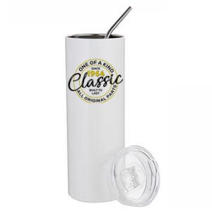 One Of A Kind Since 1964 Classic 60th Birthday Stainless Steel Tumbler