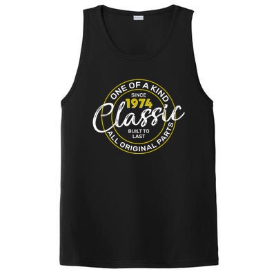 One Of A Kind Since 1974 Classic 50th Birthday PosiCharge Competitor Tank