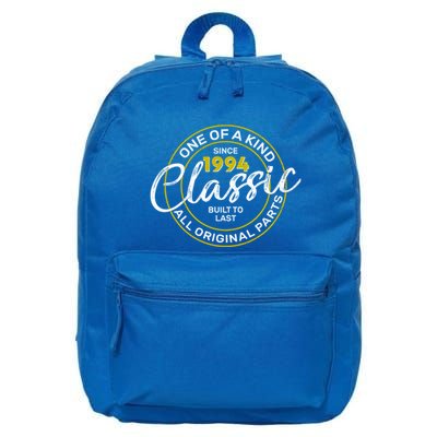 One Of A Kind Since 1994 Classic 30th Birthday 16 in Basic Backpack