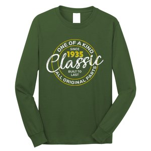 One Of A Kind Since 1935 Classic 90th Birthday Long Sleeve Shirt