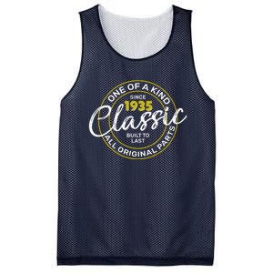 One Of A Kind Since 1935 Classic 90th Birthday Mesh Reversible Basketball Jersey Tank