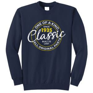 One Of A Kind Since 1935 Classic 90th Birthday Tall Sweatshirt