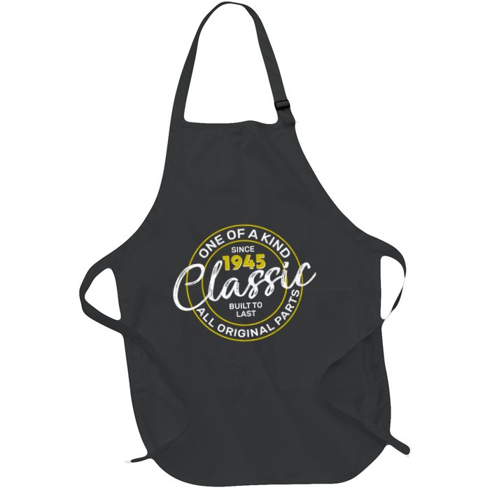 One Of A Kind Since 1945 Classic 80th Birthday Apron