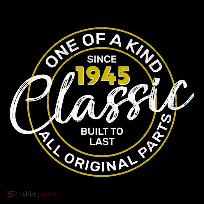 One Of A Kind Since 1945 Classic 80th Birthday Flatbill Hat
