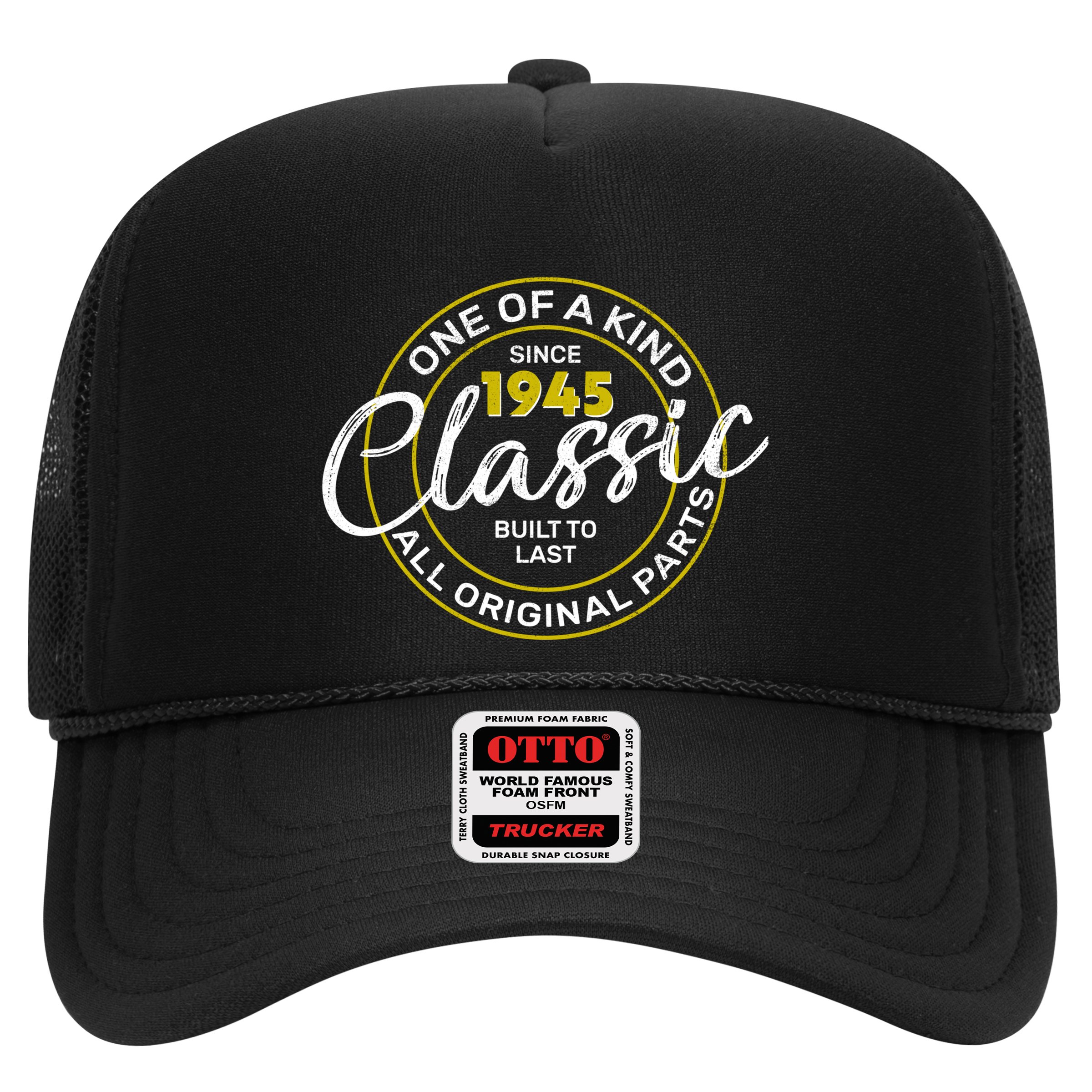One Of A Kind Since 1945 Classic 80th Birthday Hat