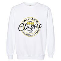 One Of A Kind Since 1945 Classic 80th Birthday Garment-Dyed Sweatshirt