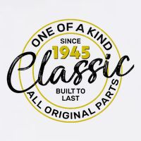 One Of A Kind Since 1945 Classic 80th Birthday Garment-Dyed Sweatshirt