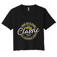 One Of A Kind Since 1955 Classic 70th Birthday Women's Crop Top Tee