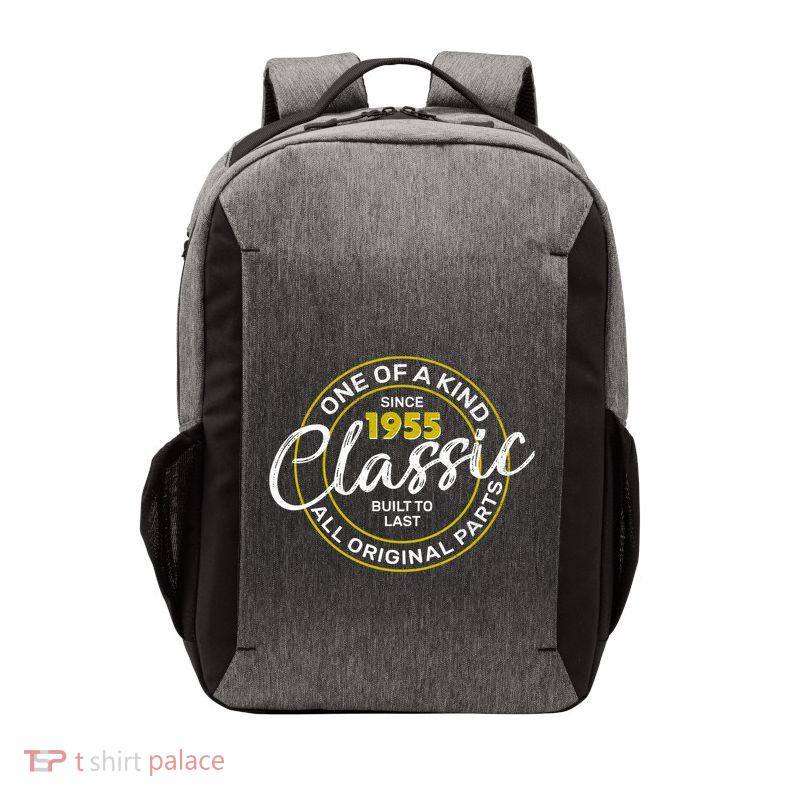 One Of A Kind Since 1955 Classic 70th Birthday Vector Backpack