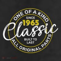 One Of A Kind Since 1965 Classic 60th Birthday Adult Drive Performance Visor