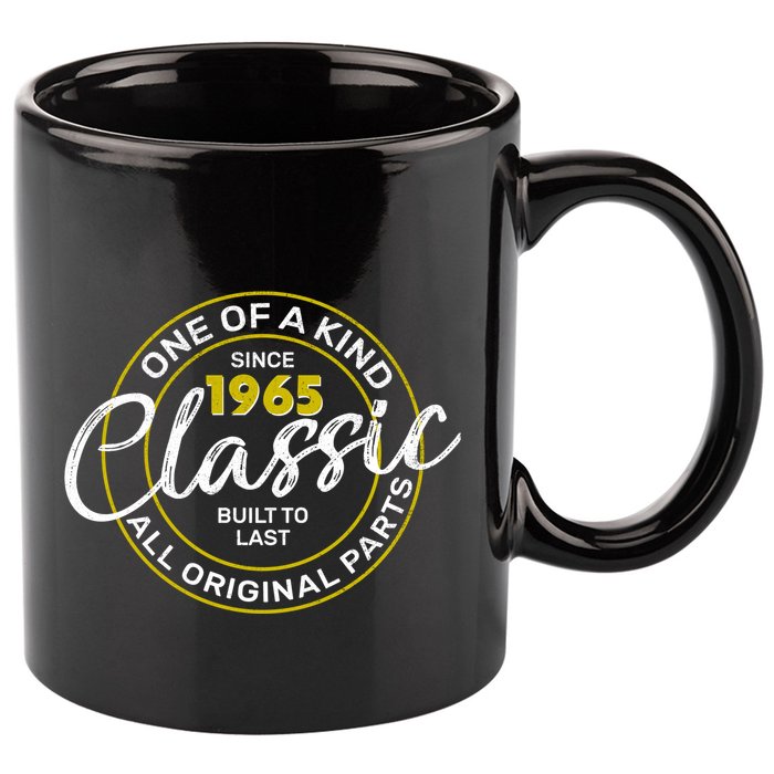 One Of A Kind Since 1965 Classic 60th Birthday 11oz C Handle Ceramic Mug