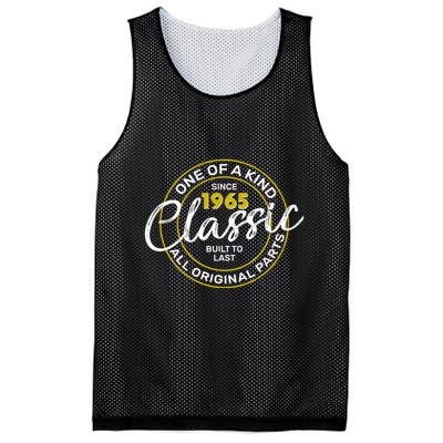 One Of A Kind Since 1965 Classic 60th Birthday Mesh Reversible Basketball Jersey Tank