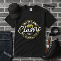One Of A Kind Since 1975 Classic 50th Birthday Tall T-Shirt