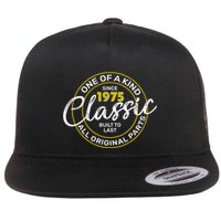One Of A Kind Since 1975 Classic 50th Birthday Flatbill Hat