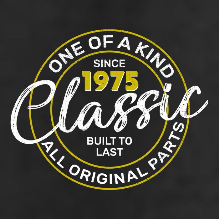 One Of A Kind Since 1975 Classic 50th Birthday 25L Jumbo Tote