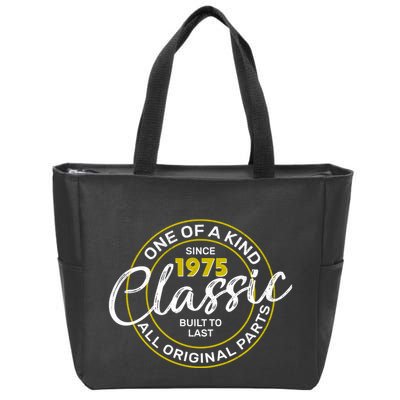 One Of A Kind Since 1975 Classic 50th Birthday Zip Tote Bag