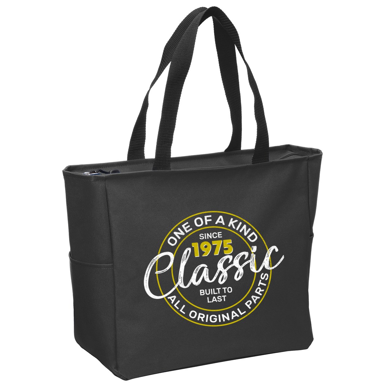 One Of A Kind Since 1975 Classic 50th Birthday Zip Tote Bag