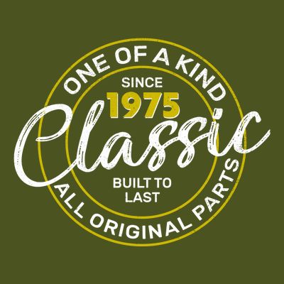 One Of A Kind Since 1975 Classic 50th Birthday T-Shirt