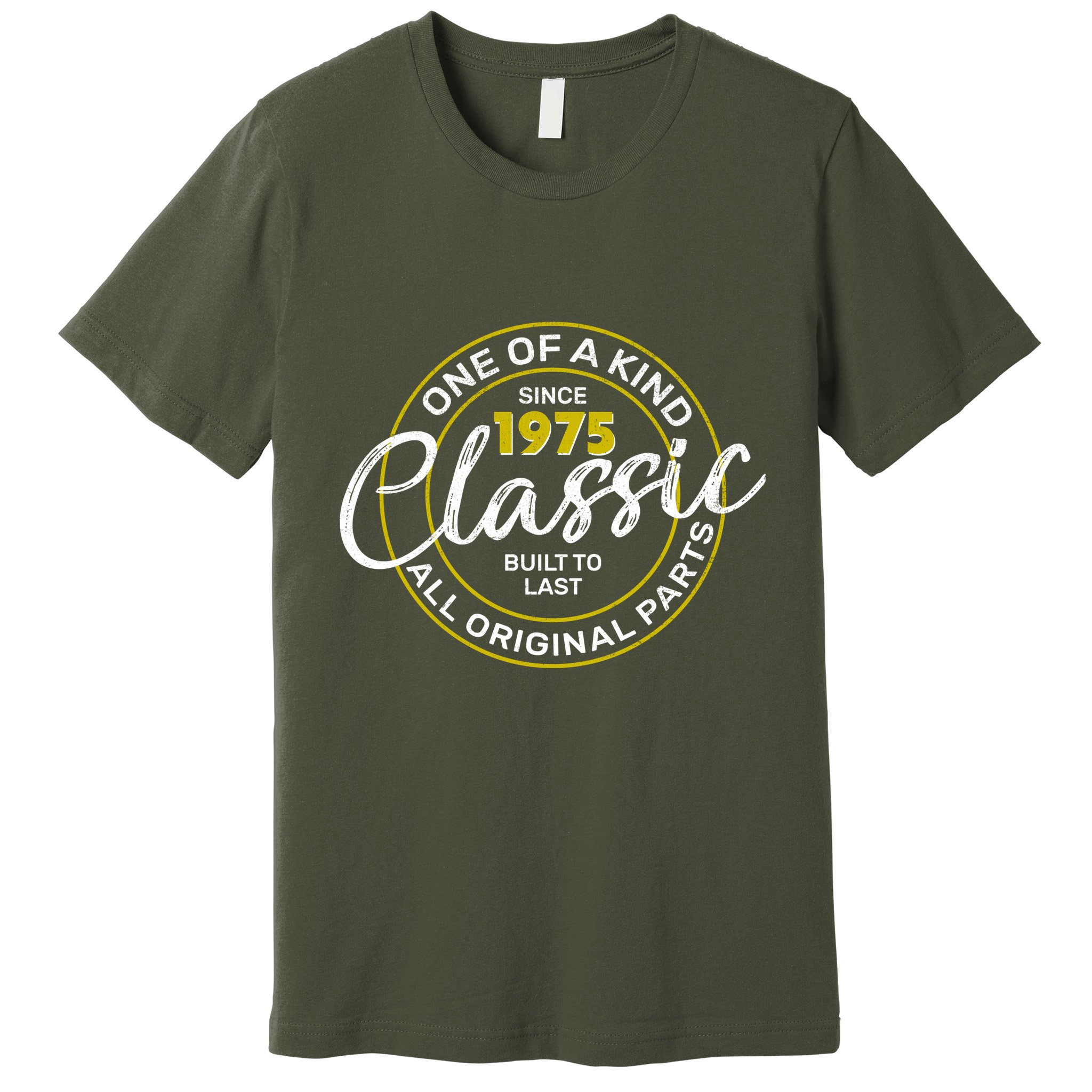 One Of A Kind Since 1975 Classic 50th Birthday Premium T-Shirt