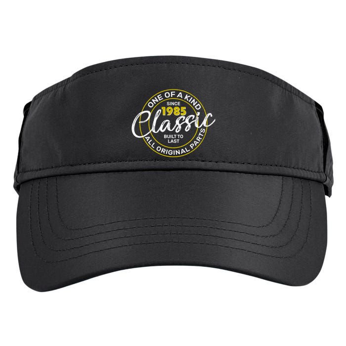 One Of A Kind Since 1985 Classic 40th Birthday Adult Drive Performance Visor