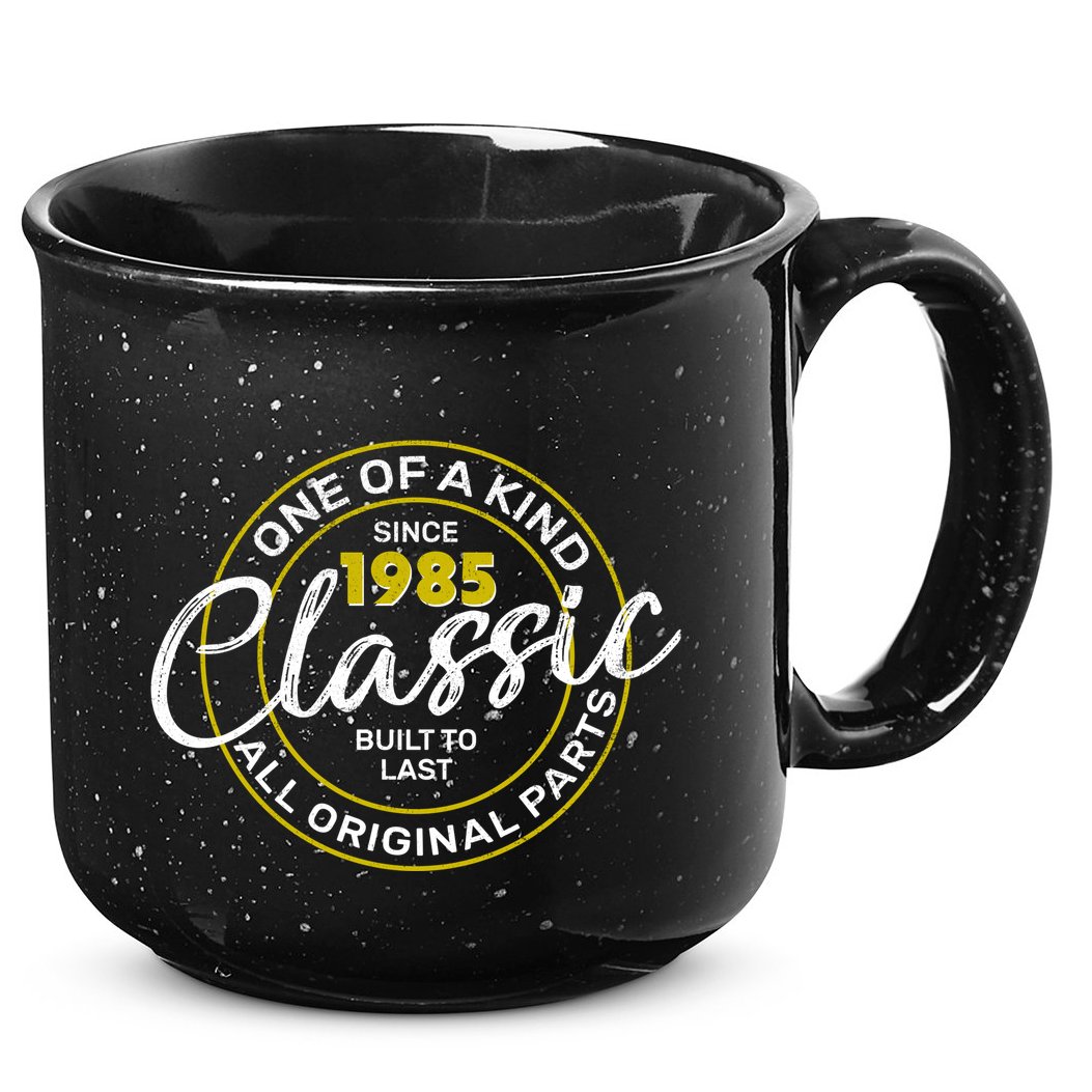 One Of A Kind Since 1985 Classic 40th Birthday 15oz Campfire Ceramic Mug