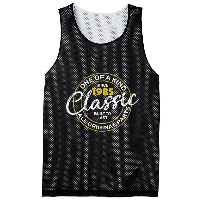 One Of A Kind Since 1985 Classic 40th Birthday Mesh Reversible Basketball Jersey Tank