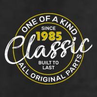 One Of A Kind Since 1985 Classic 40th Birthday 25L Jumbo Tote