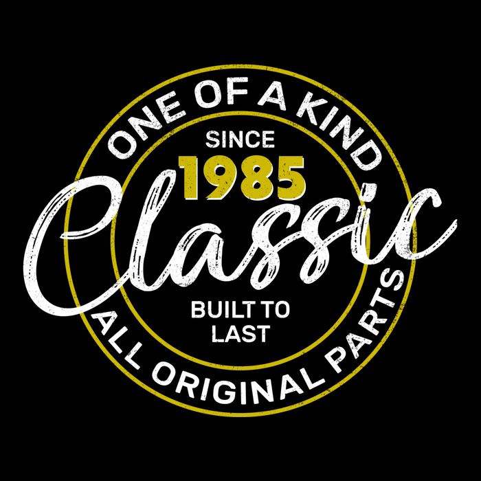 One Of A Kind Since 1985 Classic 40th Birthday Baby Bodysuit