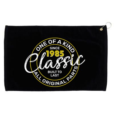 One Of A Kind Since 1985 Classic 40th Birthday Grommeted Golf Towel