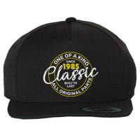 One Of A Kind Since 1985 Classic 40th Birthday Wool Snapback Cap
