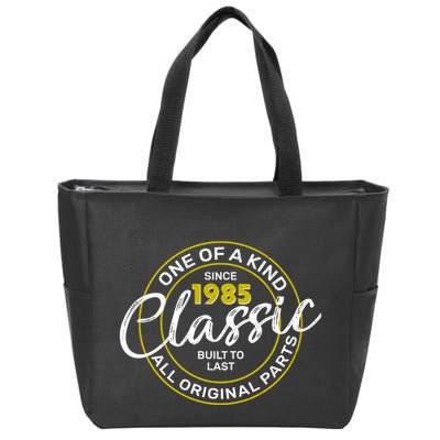 One Of A Kind Since 1985 Classic 40th Birthday Zip Tote Bag
