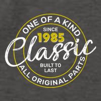 One Of A Kind Since 1985 Classic 40th Birthday Vector Backpack