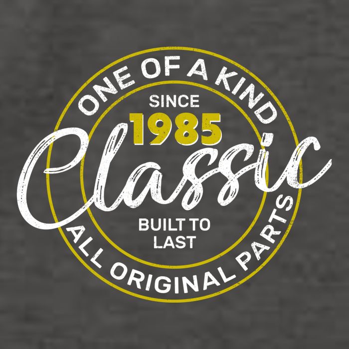 One Of A Kind Since 1985 Classic 40th Birthday Vector Backpack