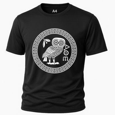 Owl Of Athena Ancient Greek Mythology Is AthenaS Owl Greece Performance Shirt