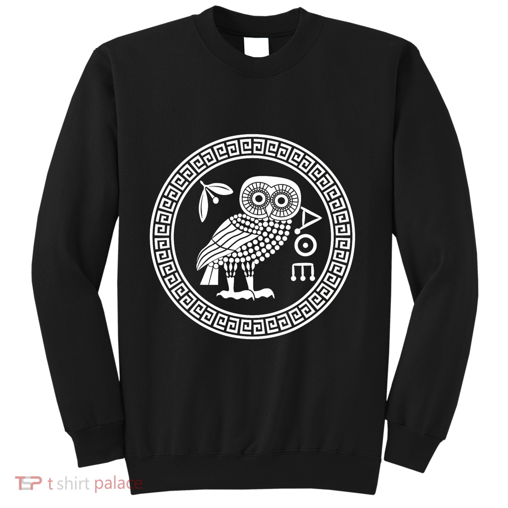 Owl Of Athena Ancient Greek Mythology Is AthenaS Owl Greece Sweatshirt