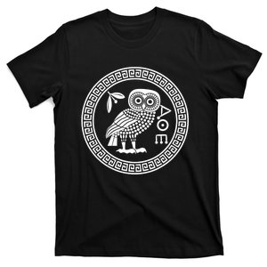 Owl Of Athena Ancient Greek Mythology Is AthenaS Owl Greece T-Shirt