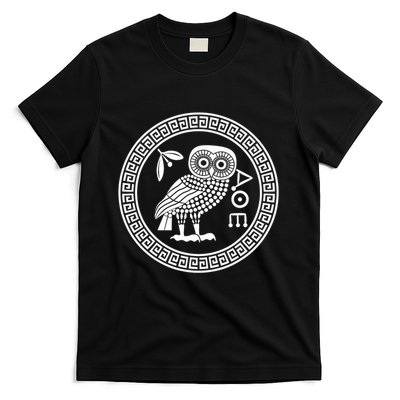 Owl Of Athena Ancient Greek Mythology Is AthenaS Owl Greece T-Shirt