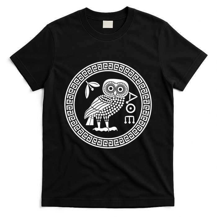 Owl Of Athena Ancient Greek Mythology Is AthenaS Owl Greece T-Shirt