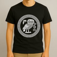 Owl Of Athena Ancient Greek Mythology Is AthenaS Owl Greece T-Shirt