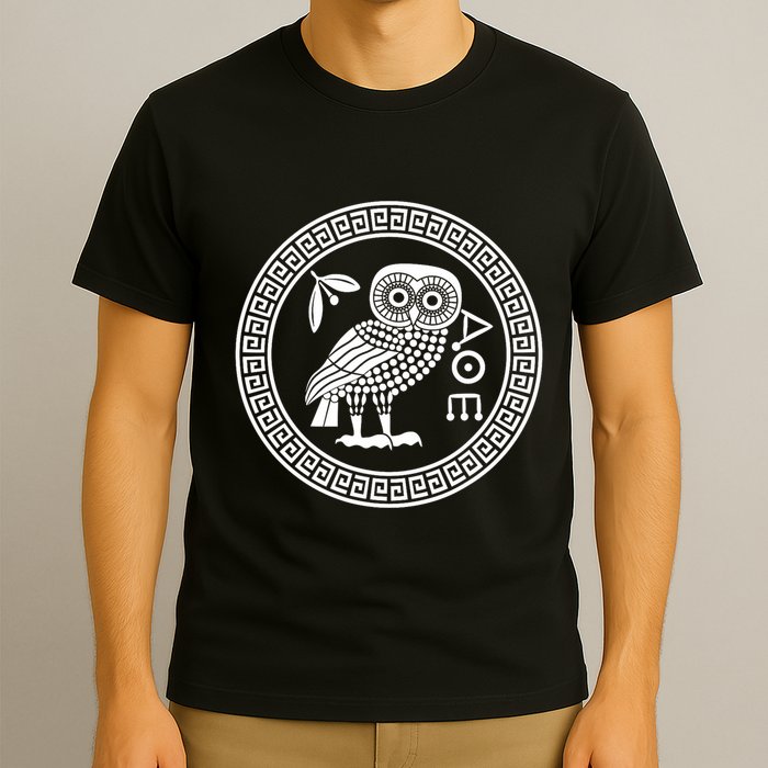 Owl Of Athena Ancient Greek Mythology Is AthenaS Owl Greece T-Shirt