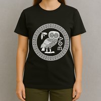 Owl Of Athena Ancient Greek Mythology Is AthenaS Owl Greece T-Shirt