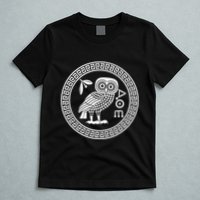 Owl Of Athena Ancient Greek Mythology Is AthenaS Owl Greece T-Shirt