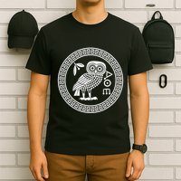 Owl Of Athena Ancient Greek Mythology Is AthenaS Owl Greece T-Shirt
