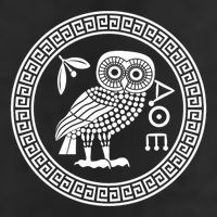 Owl Of Athena Ancient Greek Mythology Is AthenaS Owl Greece Adult Drive Performance Visor