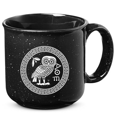 Owl Of Athena Ancient Greek Mythology Is AthenaS Owl Greece 15oz Campfire Ceramic Mug