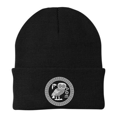 Owl Of Athena Ancient Greek Mythology Is AthenaS Owl Greece Beanie
