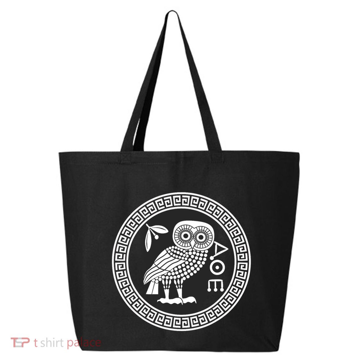 Owl Of Athena Ancient Greek Mythology Is AthenaS Owl Greece 25L Jumbo Tote