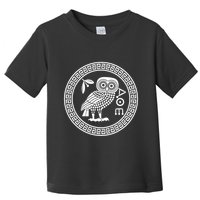 Owl Of Athena Ancient Greek Mythology Is AthenaS Owl Greece Toddler T-Shirt