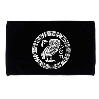 Owl Of Athena Ancient Greek Mythology Is AthenaS Owl Greece Microfiber Hand Towel