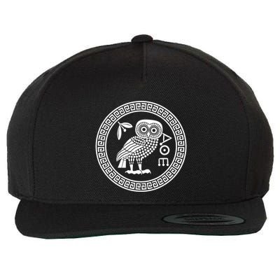 Owl Of Athena Ancient Greek Mythology Is AthenaS Owl Greece Wool Snapback Cap